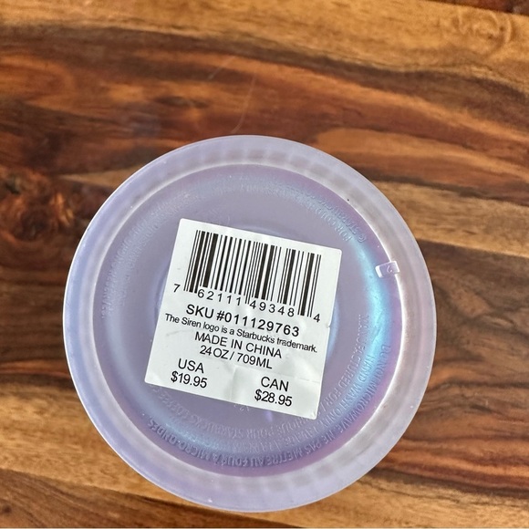 Starbucks iridescent Unicorn Grid Venti cup tumbler 01112976 - Picture 2 of 6